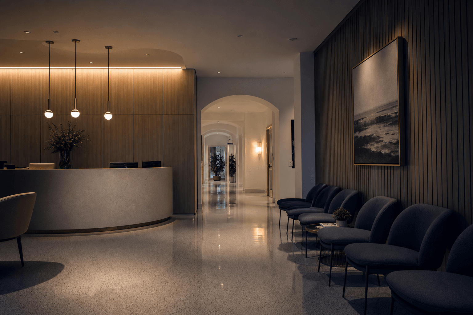 Medical centre cleaning Melbourne — after-hours clinic waiting room