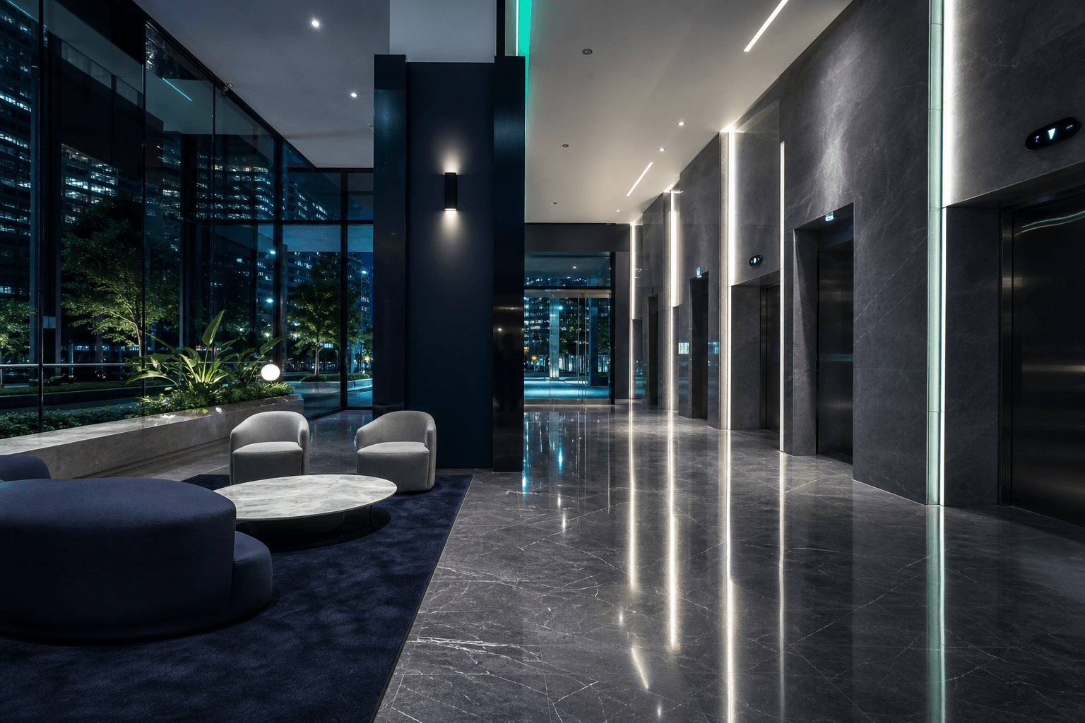 Strata cleaning Melbourne — overnight foyer and lift lobby